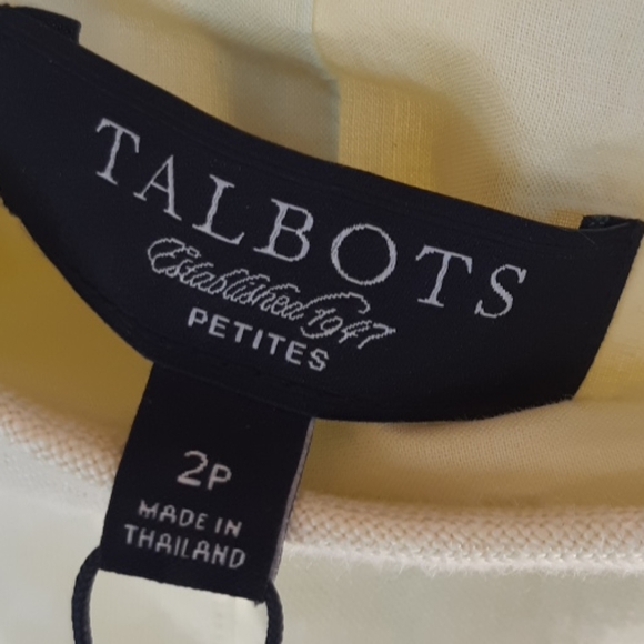 Talbots lined pure Irish linen skirt - Picture 3 of 5
